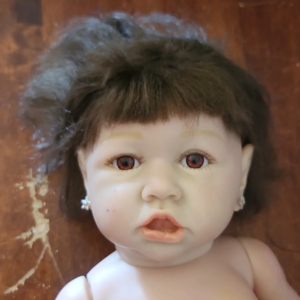 Reborn HOOMAI 3-44 Realistic Baby Doll with Brown Hair